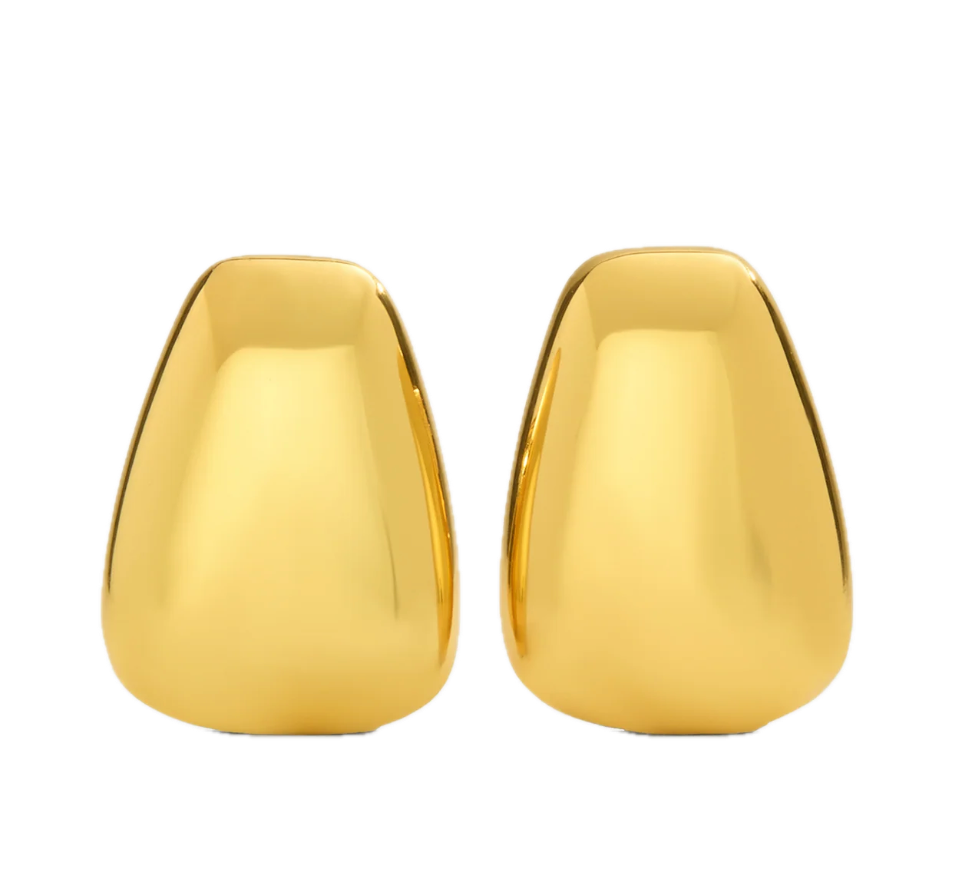 parke x aureum gold earring flat lay -gold