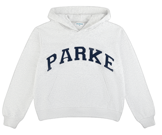 OG Varsity Hoodie Sweatshirt - Classic Grey + Denim