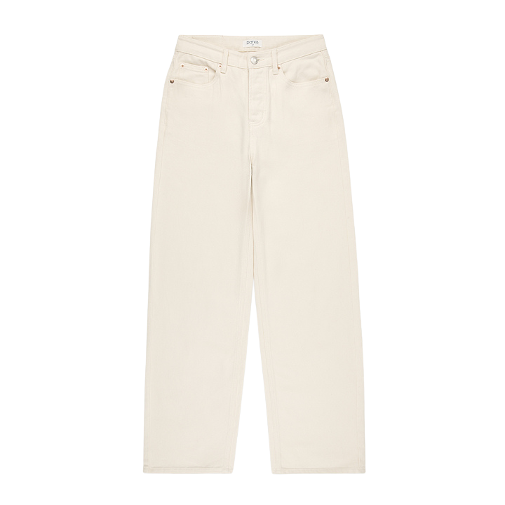 Classic Straight Jeans - Cream