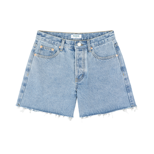 Long Baggy Shorts - Vintage Wash