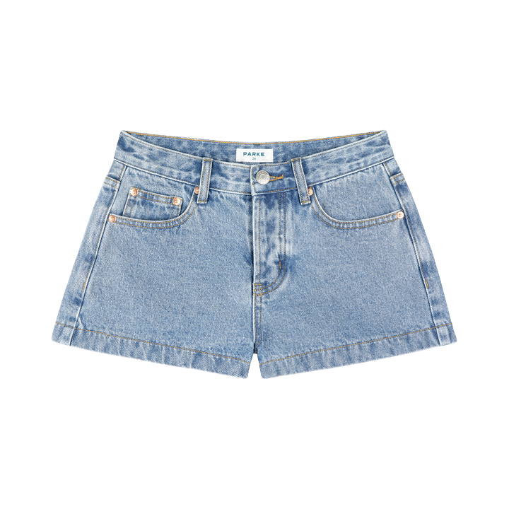 Denim Mini Shorts - Vintage Wash