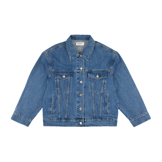 Oversized Denim Jacket - Medium Wash