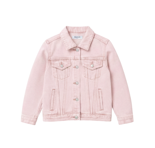 Kids Denim Jacket - Pink