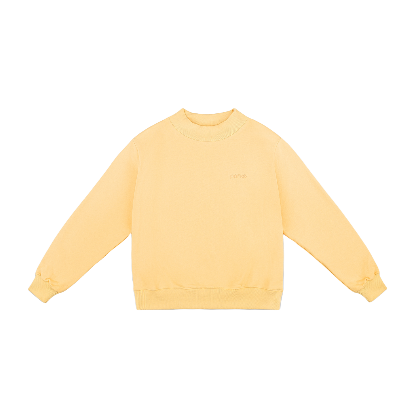 Embroidered Mockneck Sweatshirt