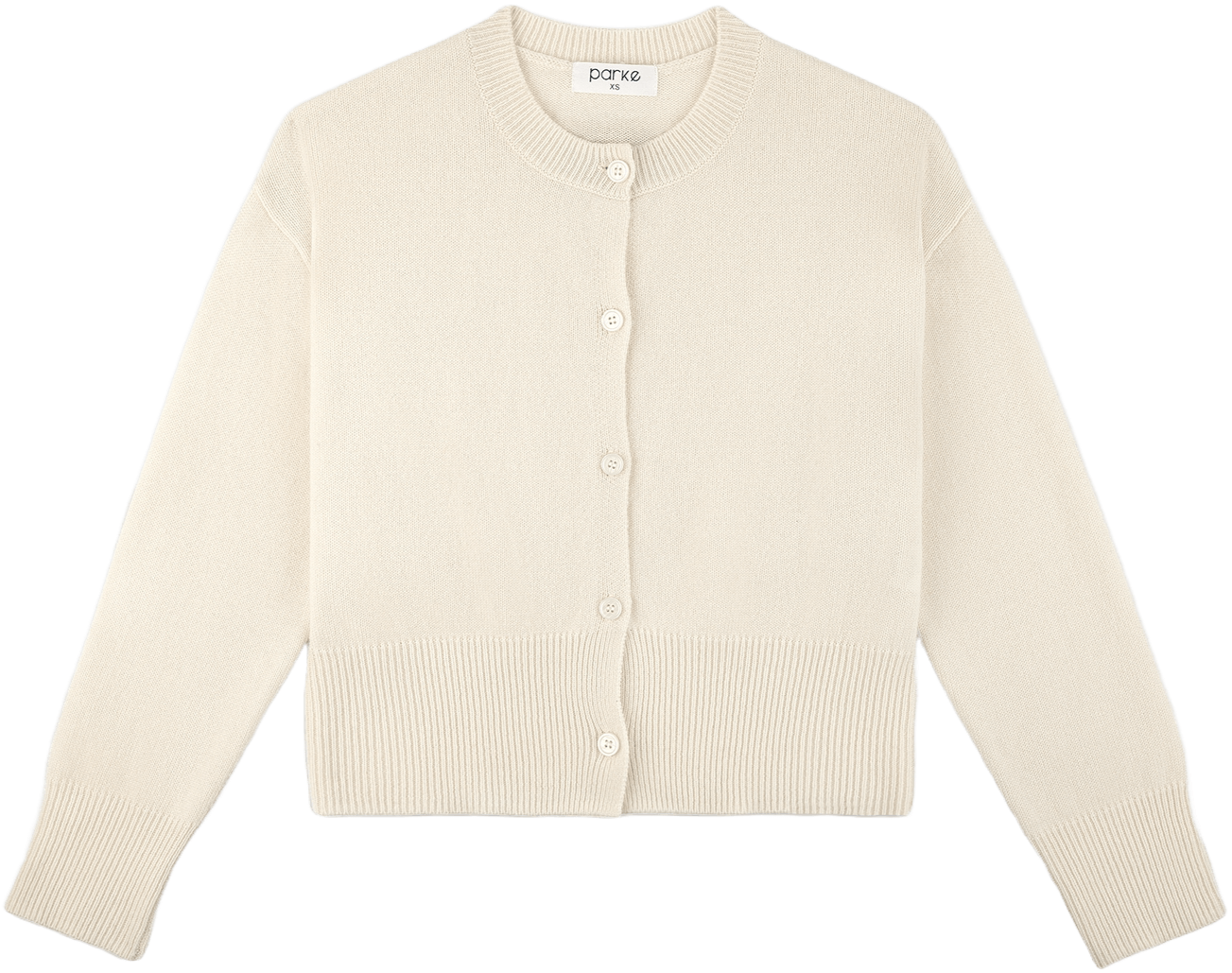 cream cardigan flat lay -cream