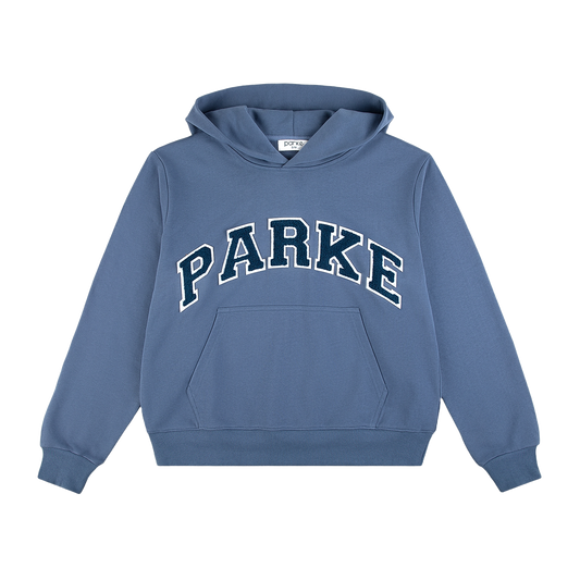 Chenille Varsity Hoodie Sweatshirt