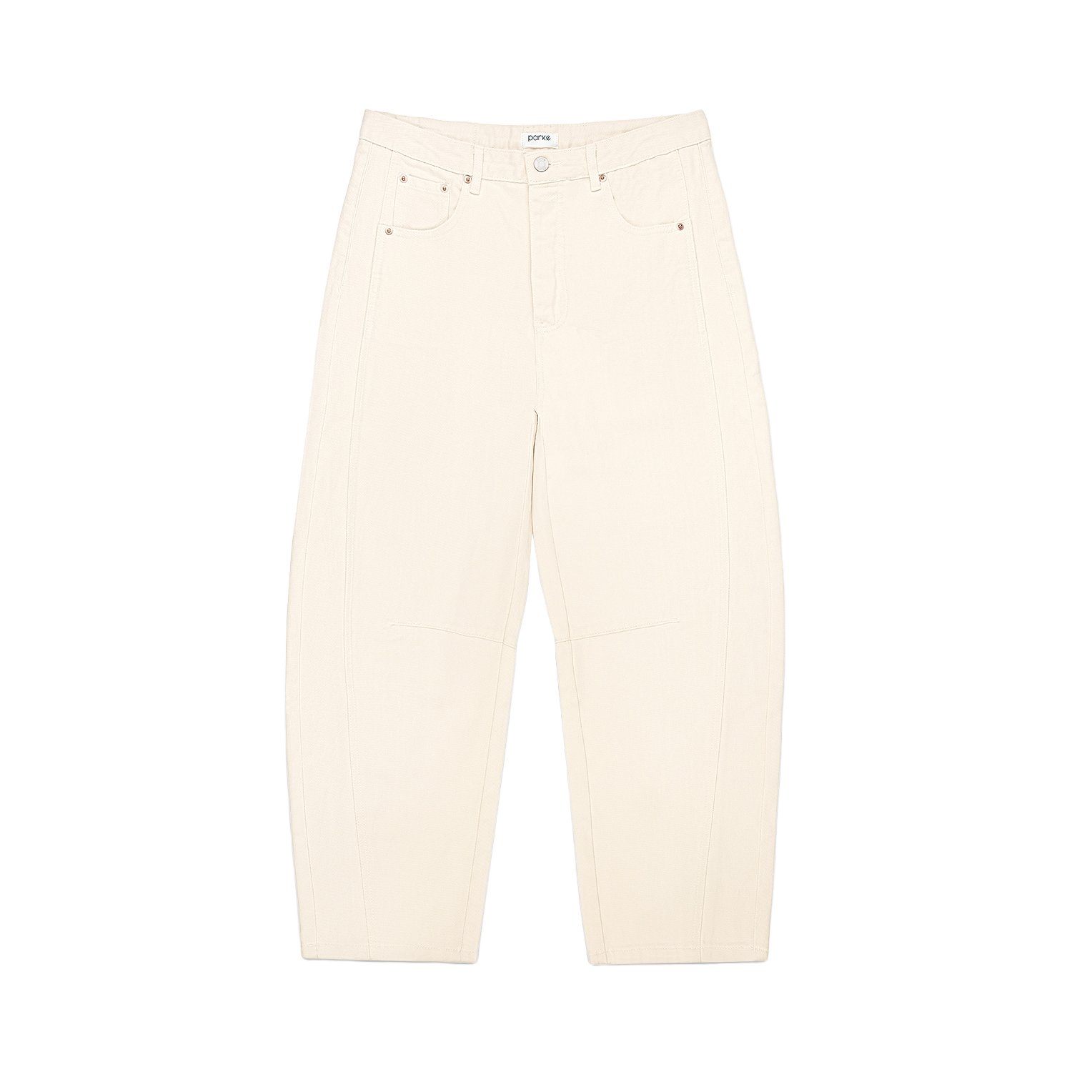 Cream Horseshoe Jean – PARKE