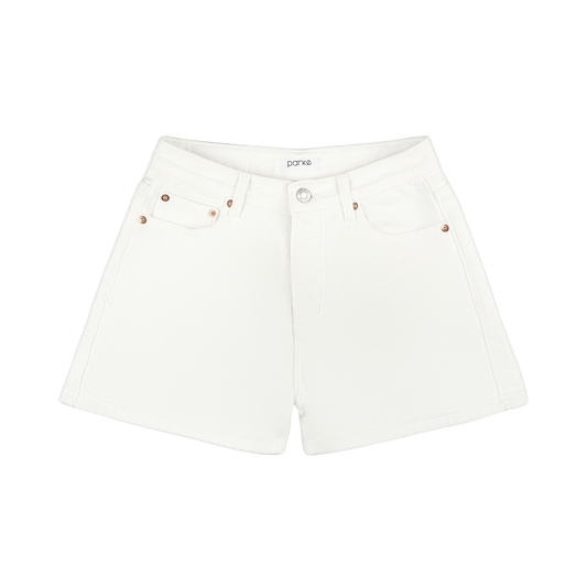 White 90's Shorts