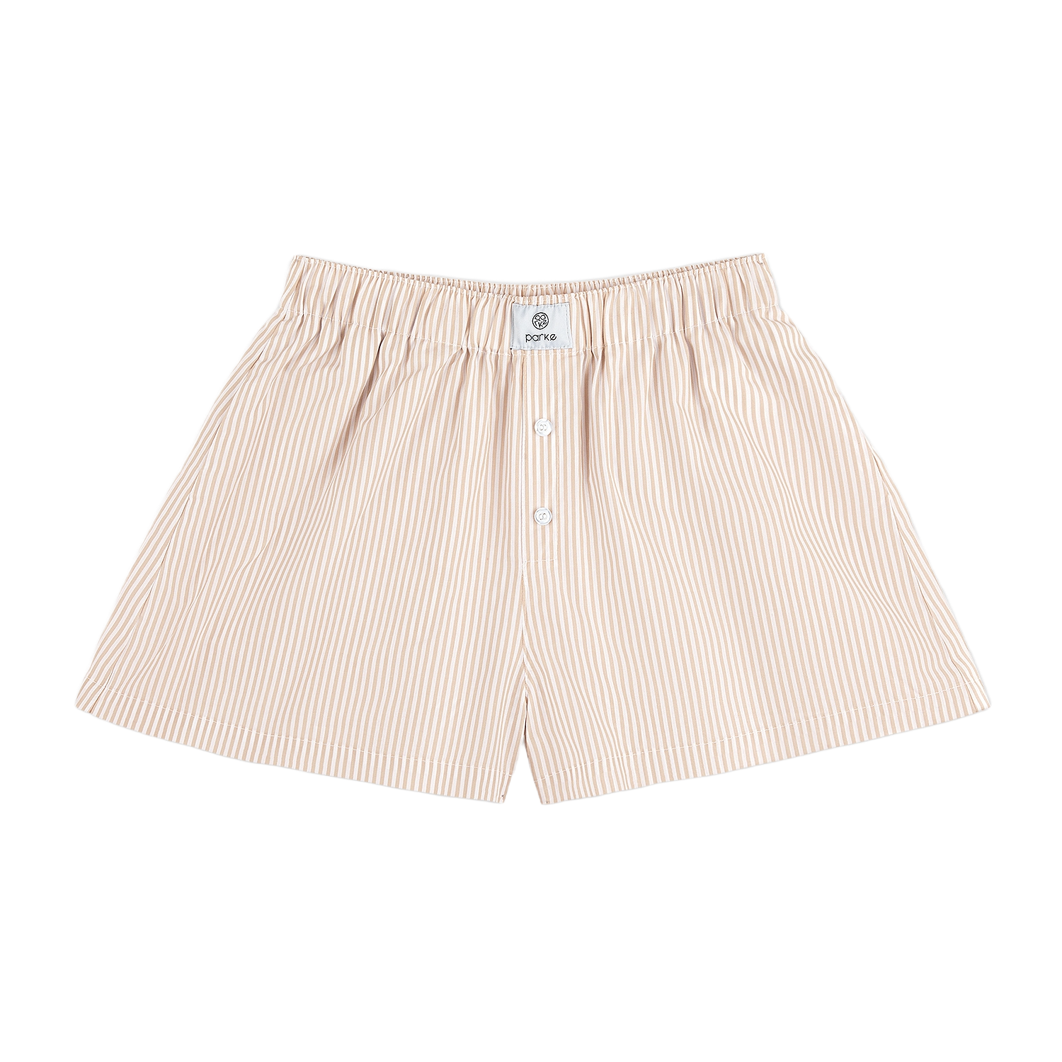 striped boxer shorts flat lay - dune stripe