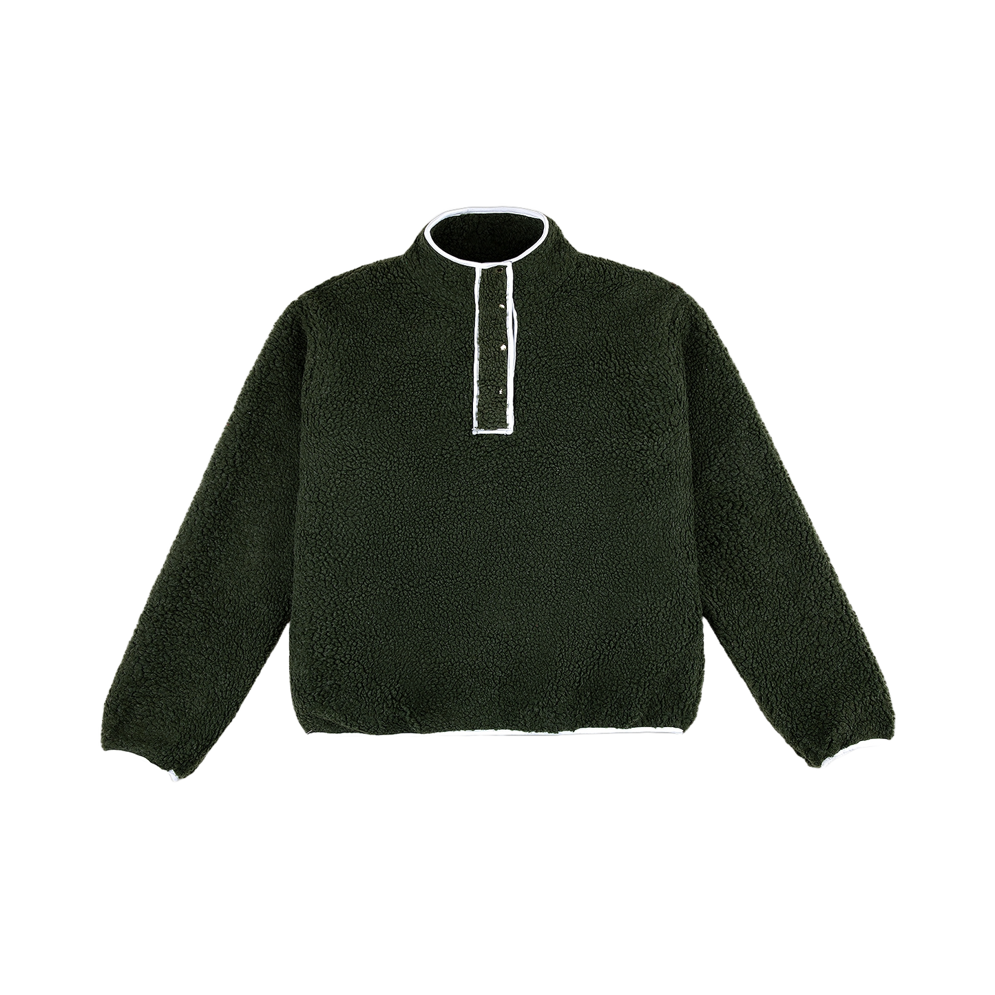 hunter green hooded fleece flat lay- hunter green