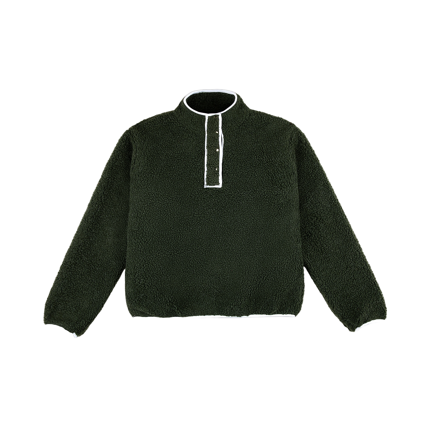 hunter green hooded fleece flat lay- hunter green