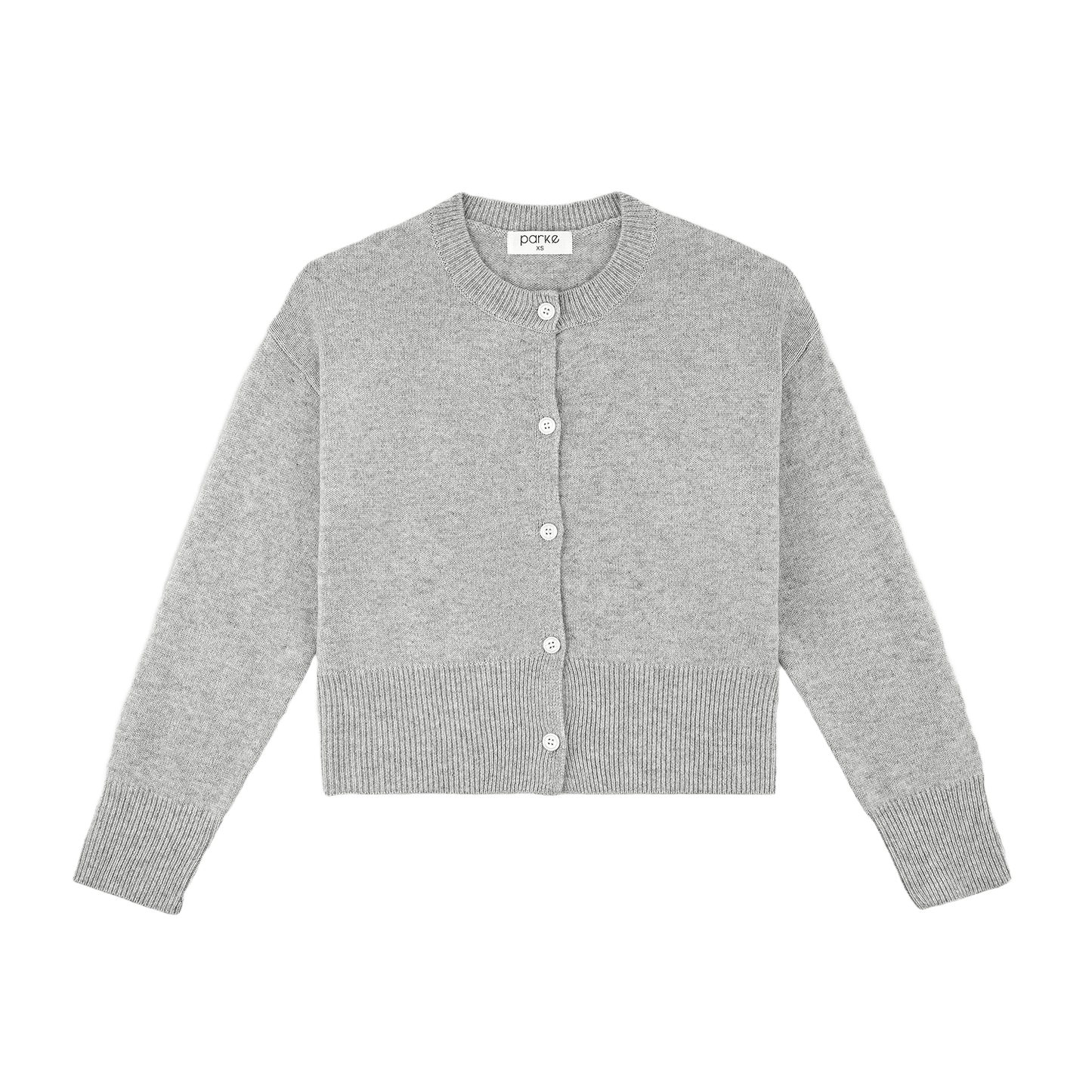 heather grey cardigan flat lay- heather grey