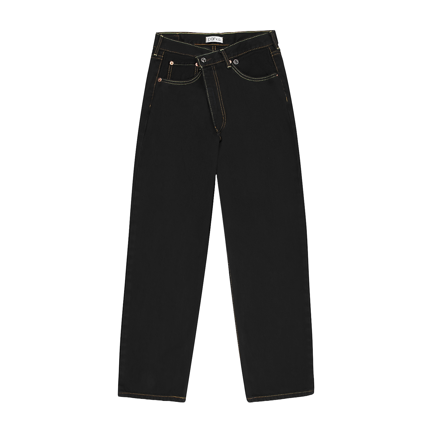 Black Crossover Jeans