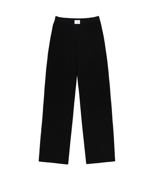 Cotton Boxer Pants - Black