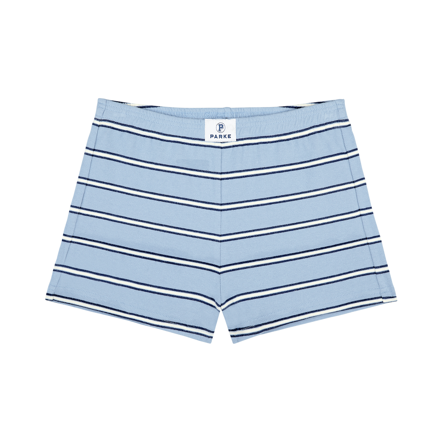 Maggie & Emma Cotton Mini Short -sky stripe
