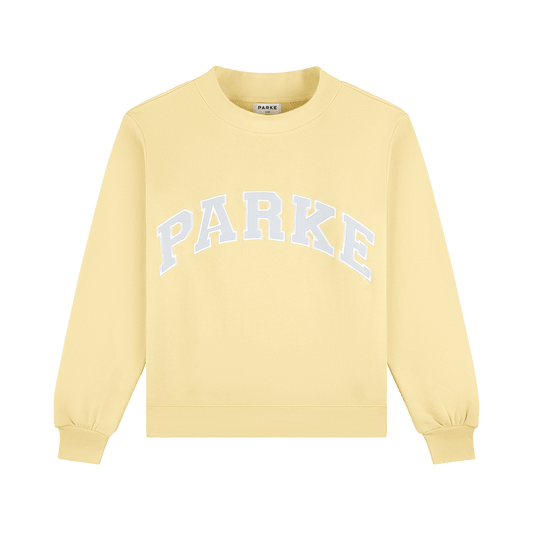Varsity Mockneck - Banana Cream