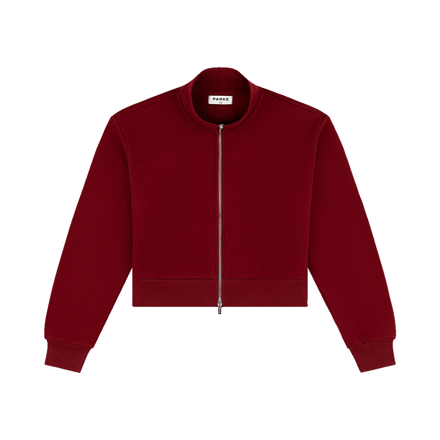 Zip Up Mockneck - Maroon