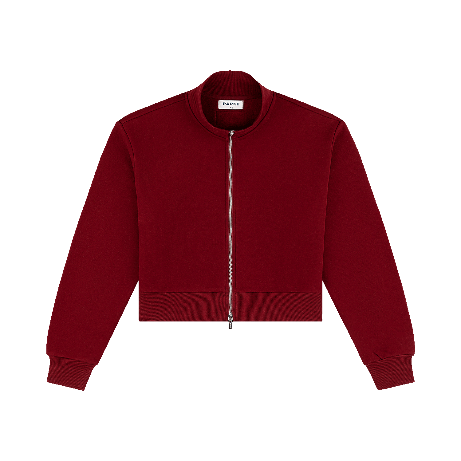Zip Up Mockneck - Maroon