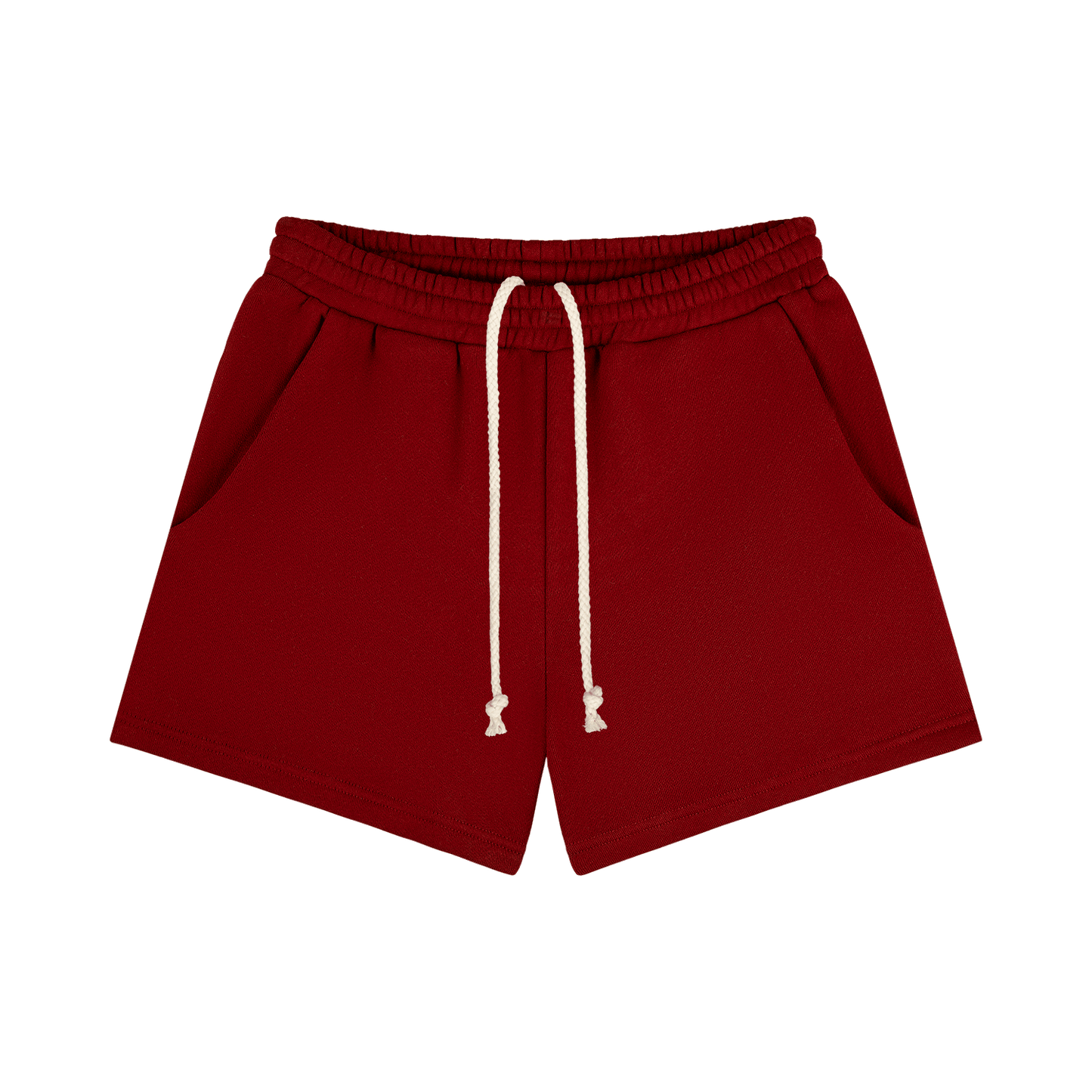 lounge sweatshorts -maroon