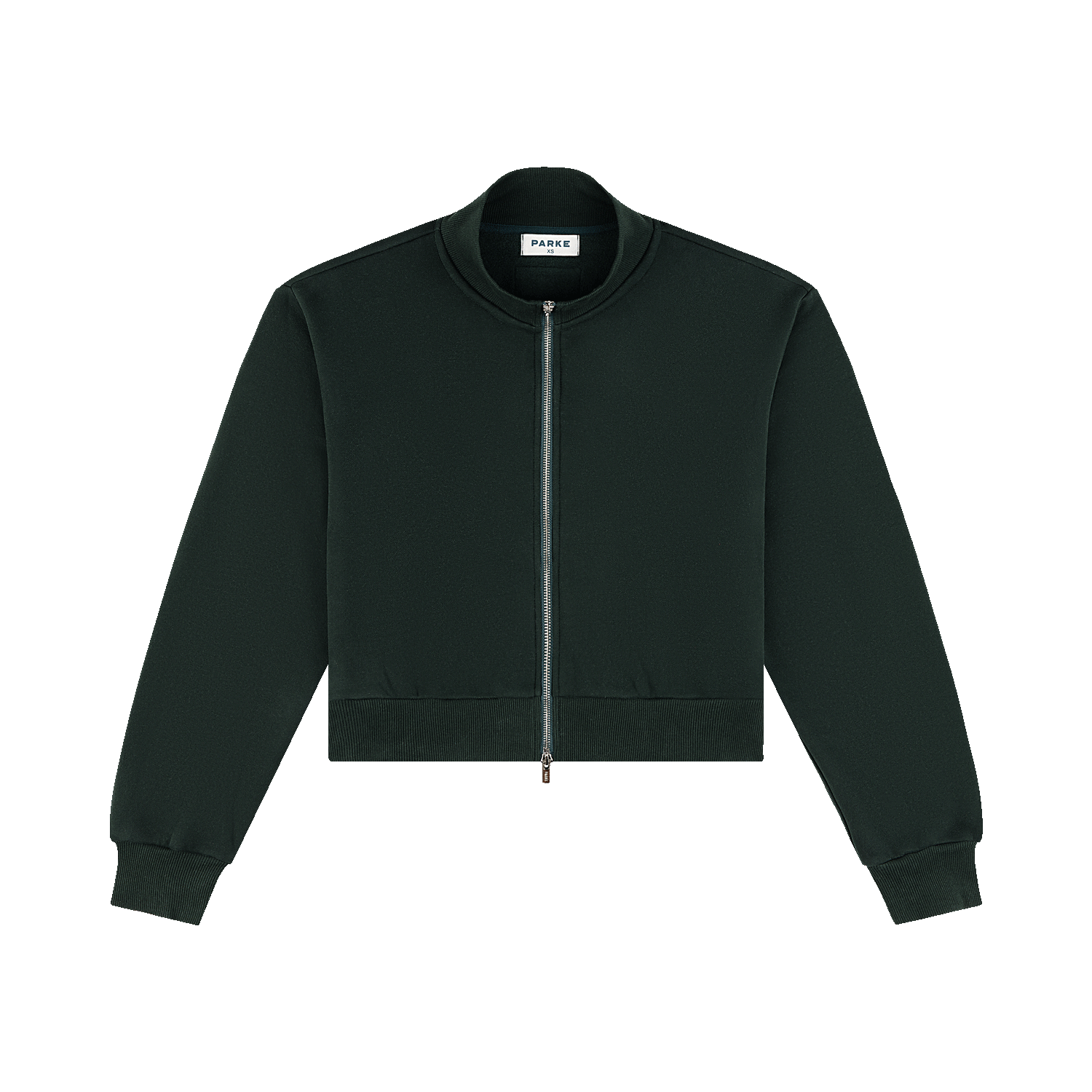 Zip Up Mockneck - Forest