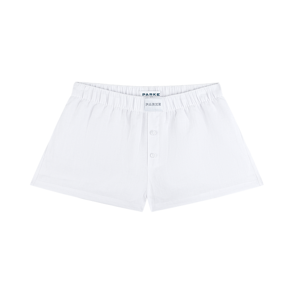 Linen Boxer Short - White – PARKE