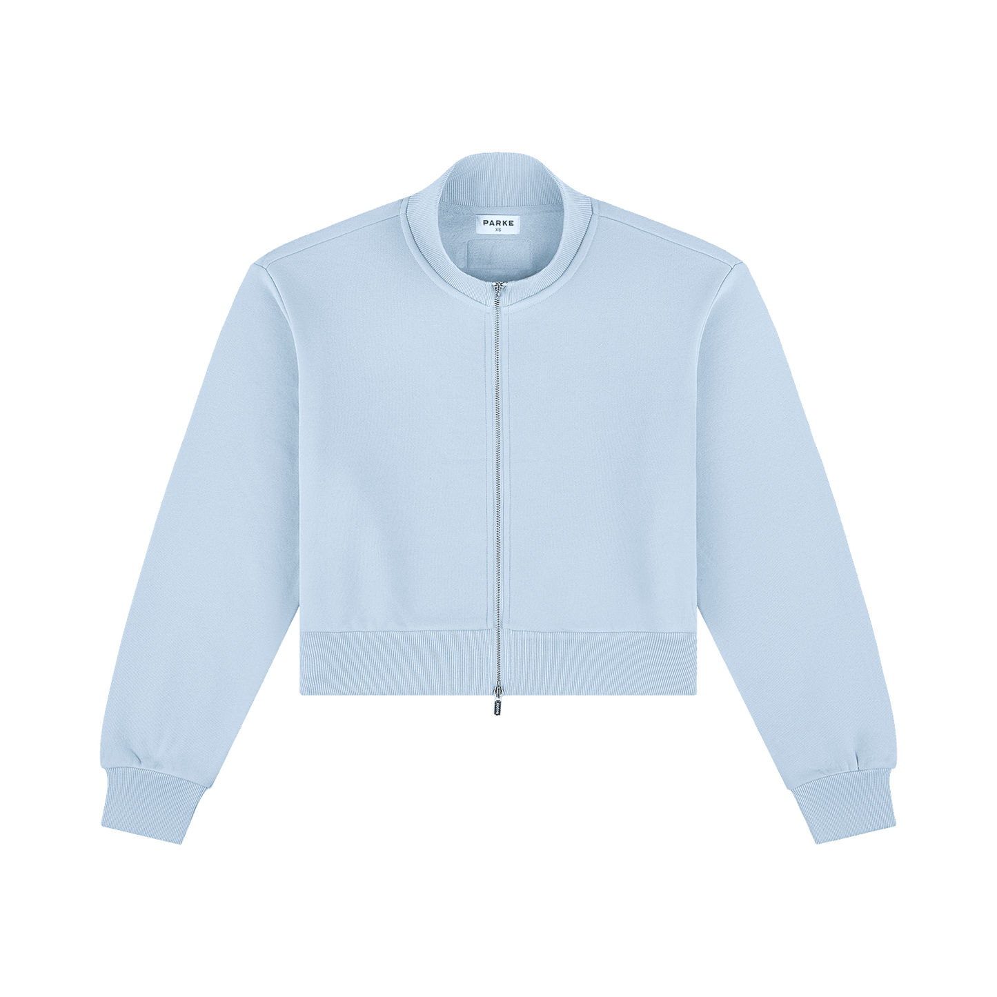 Zip Up Mockneck - Powder Blue