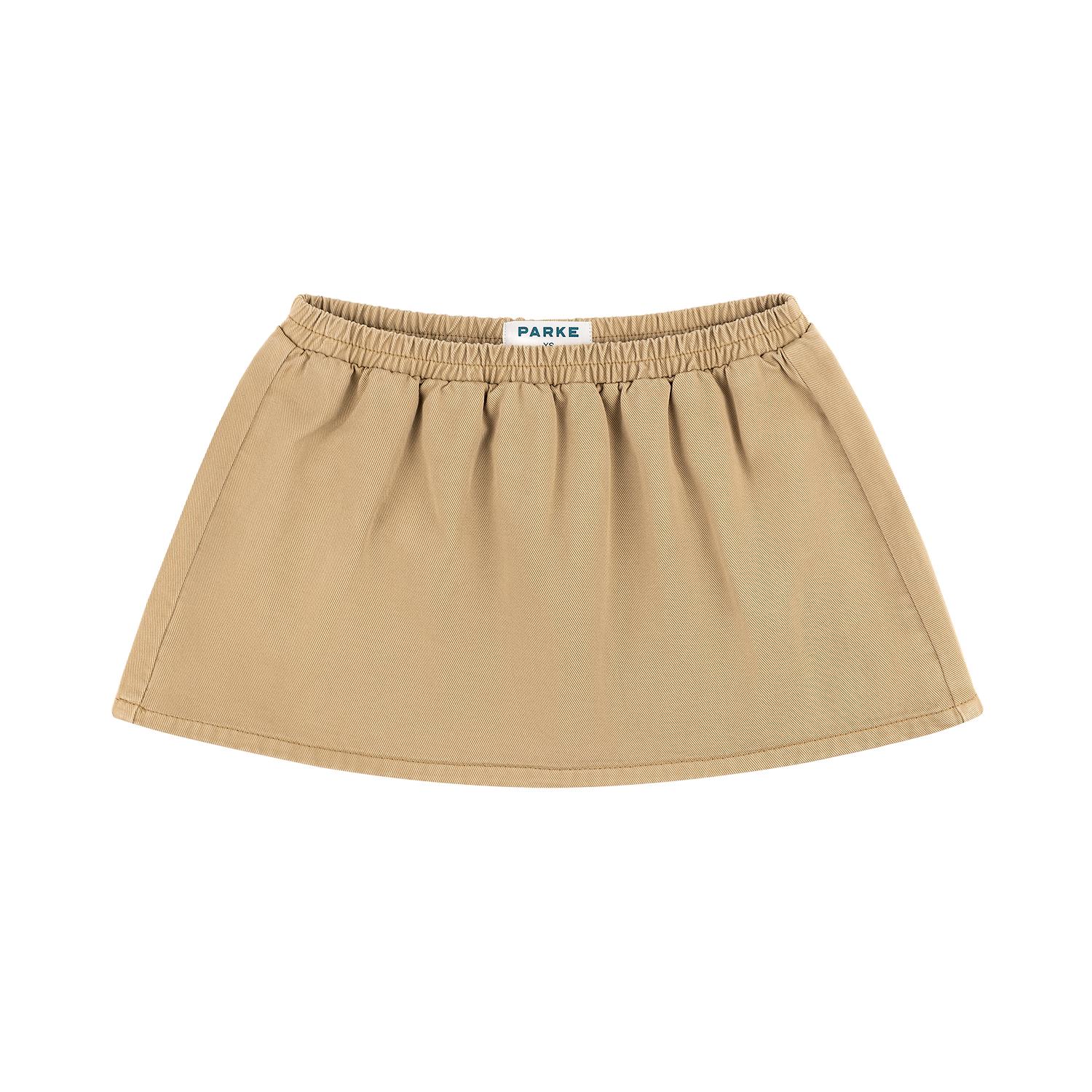 Elastic Mini Skirt - Camel