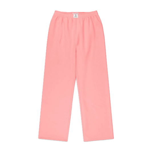 bubblegum boxer sweat pant flat lay- bubblegum