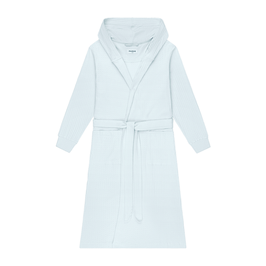 Pointelle Robe - Pale Blue