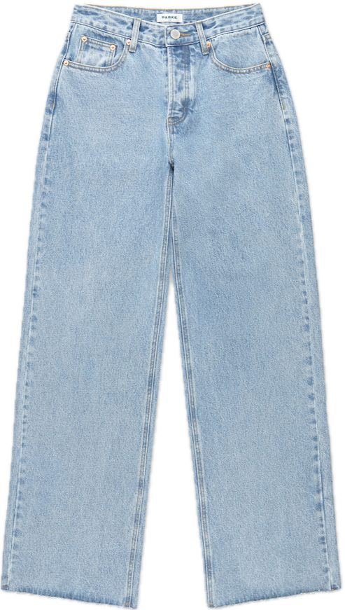 low rise baggy jeans flat lay -vintage wash