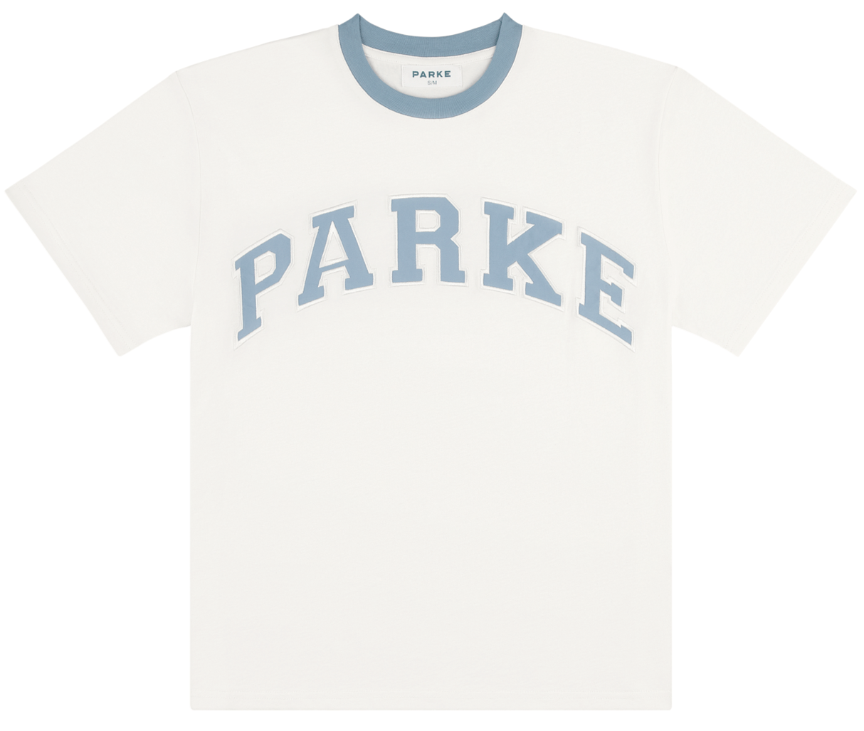 varsity tee -sky