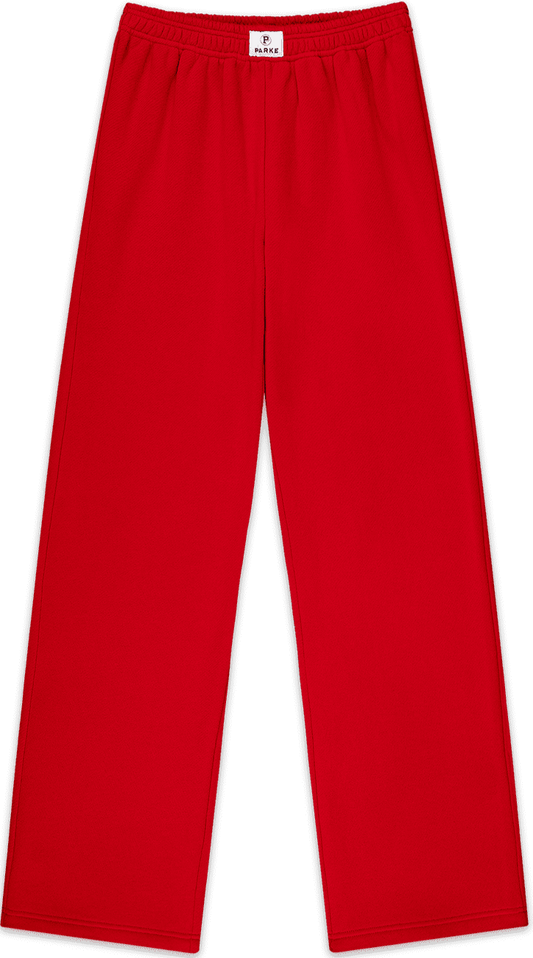 boxer sweatpants -firecracker