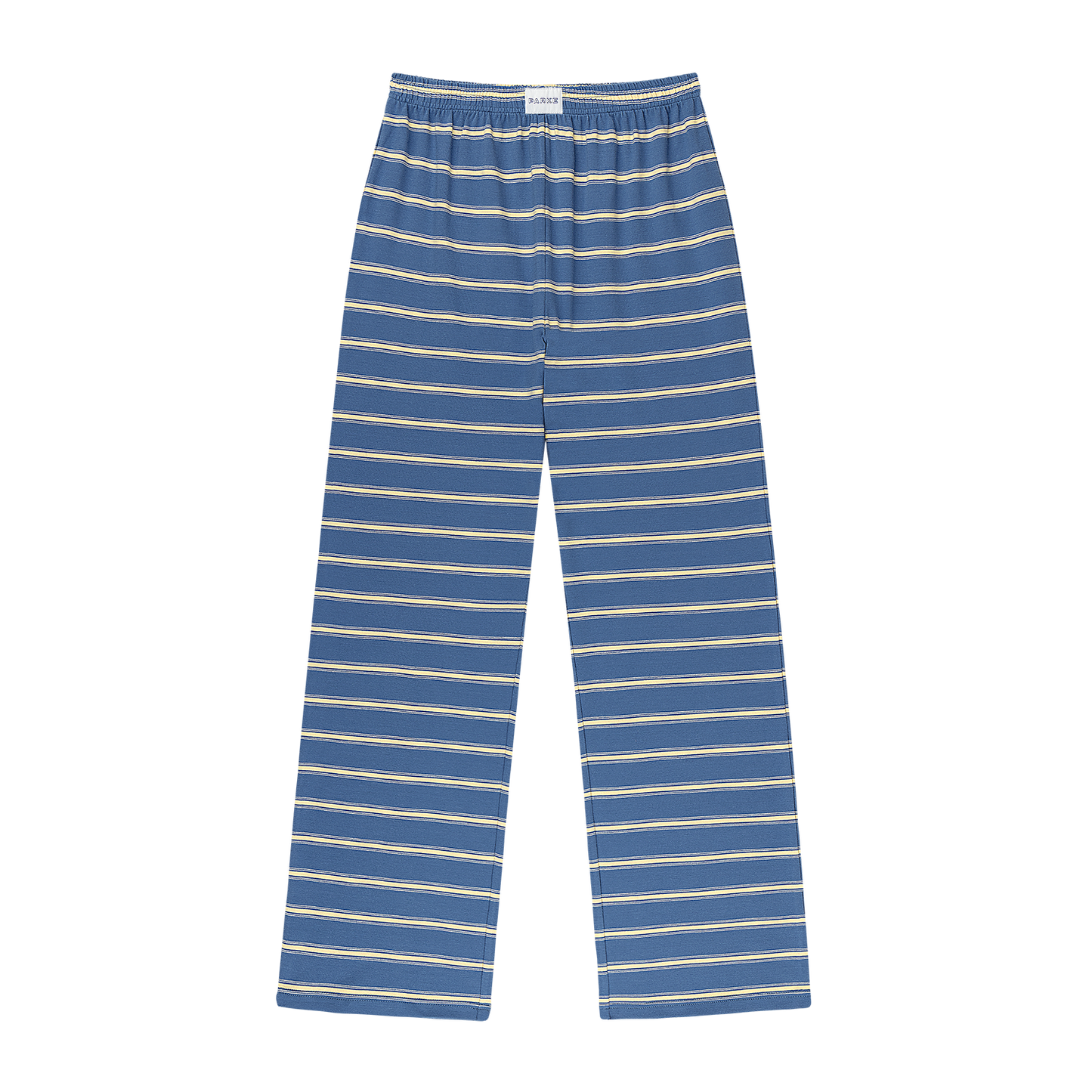Cotton Boxer Pants - Washed Indigo Stripe