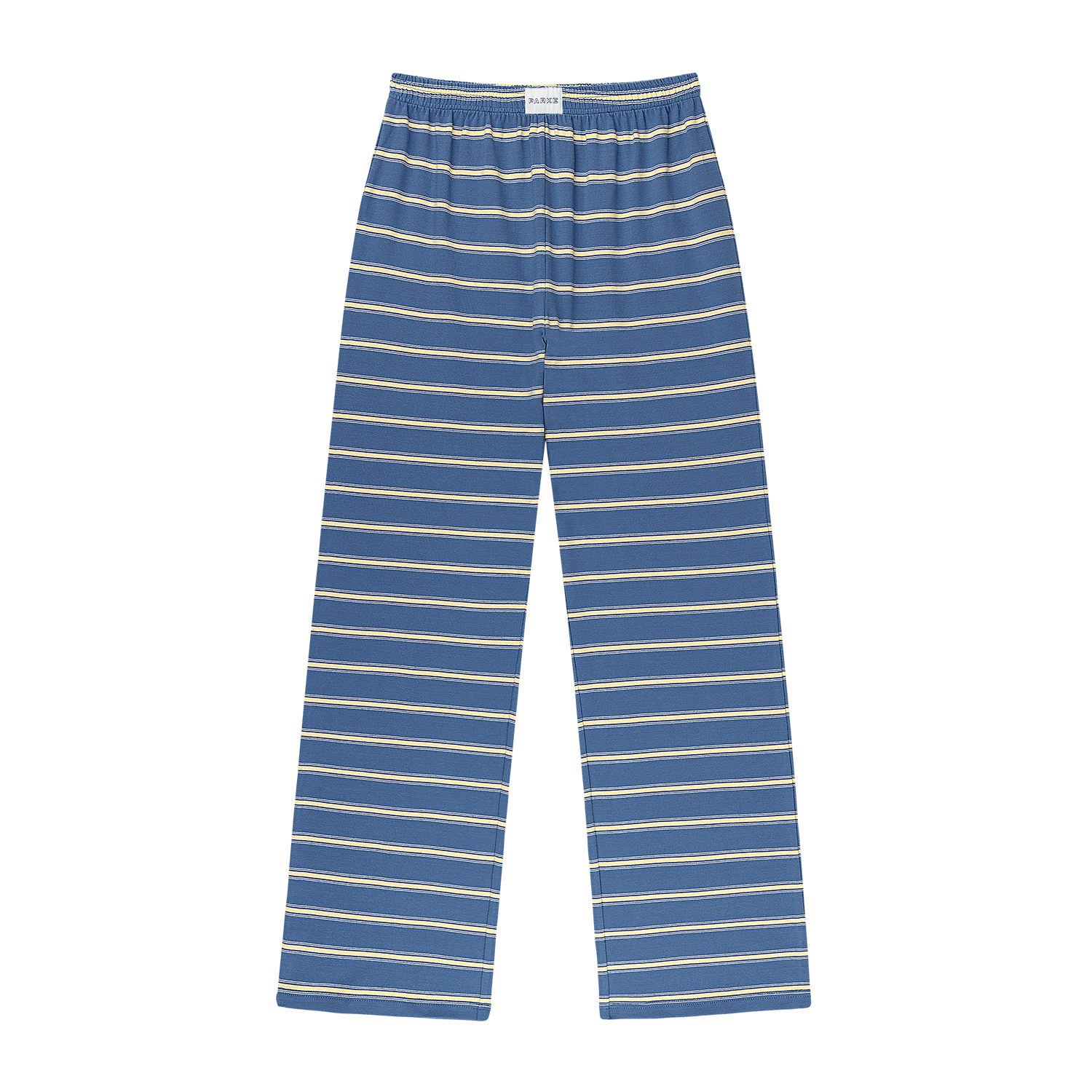 Cotton Boxer Pants - Washed Indigo Stripe