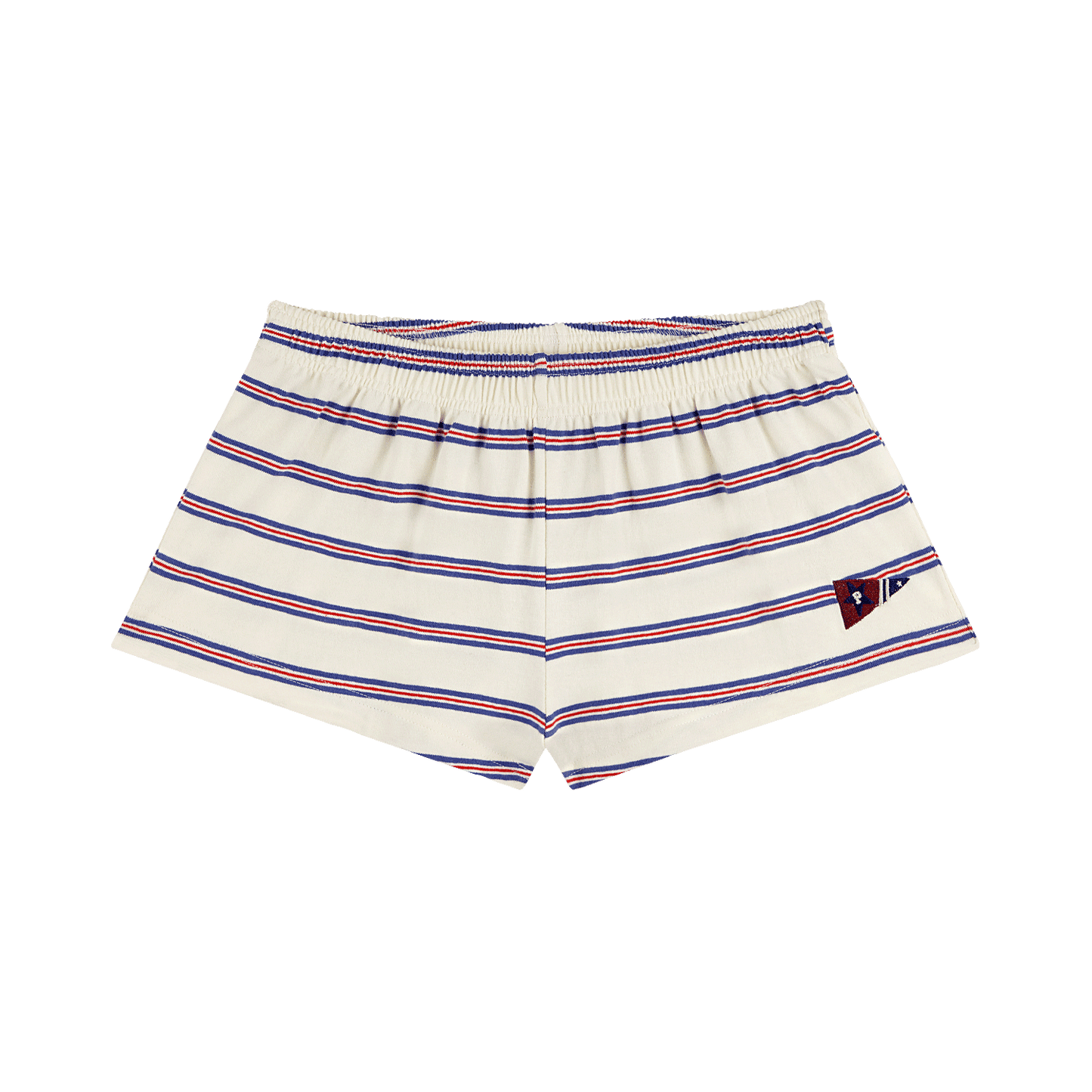 Patched Cotton Boxer Shorts - Anchor Stripe