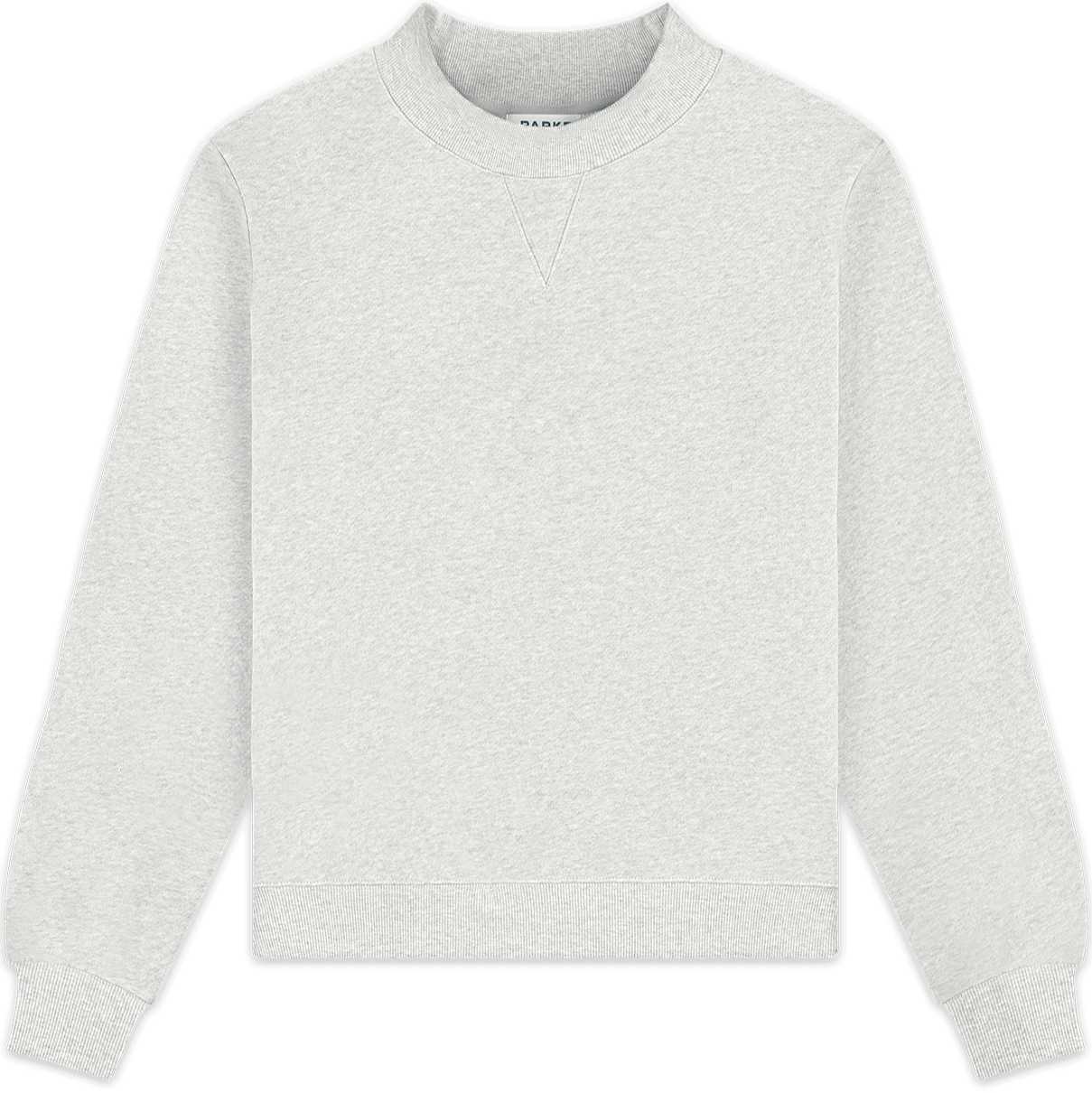 heritage classic mockneck flat lay -classic grey