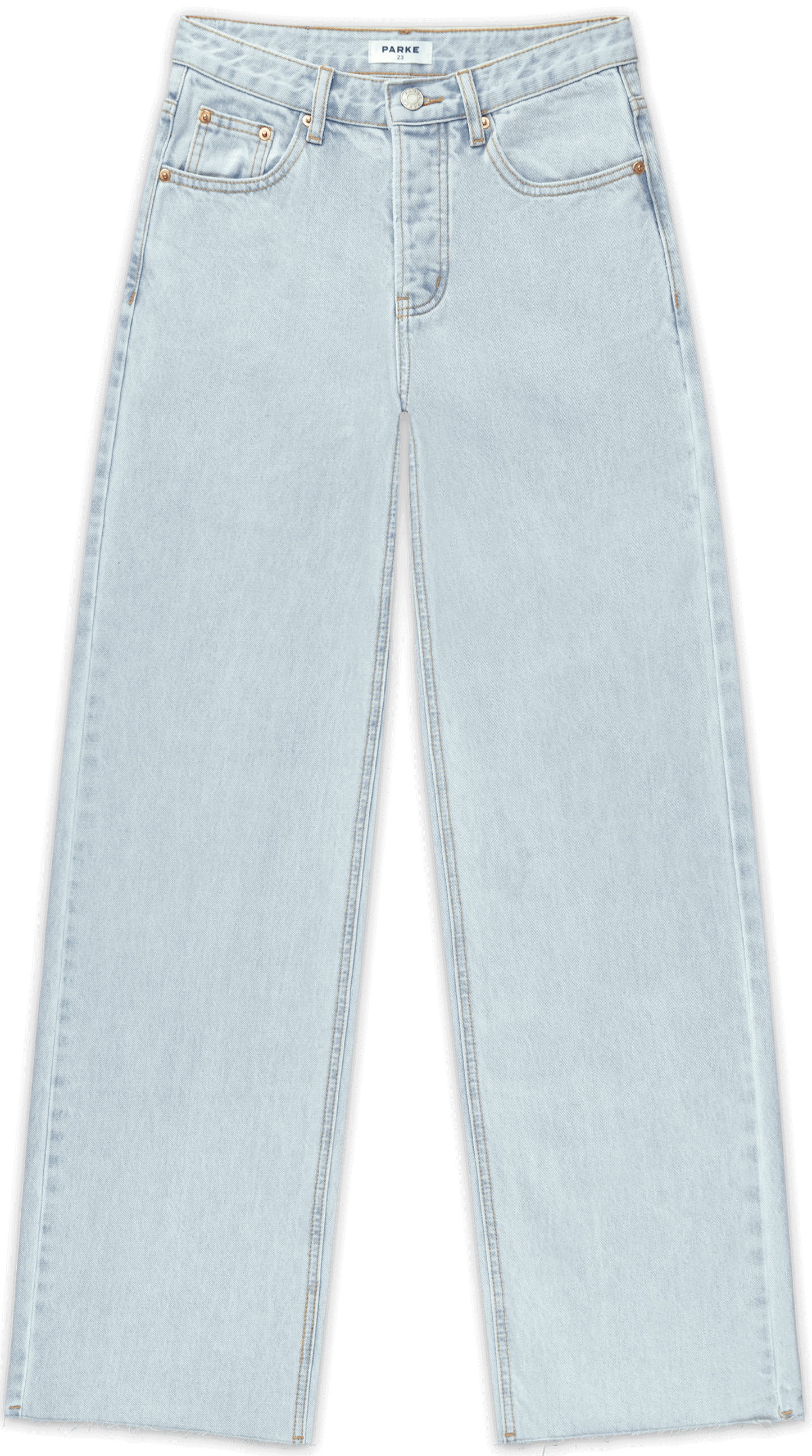 low rise baggy jean flat lay -light wash