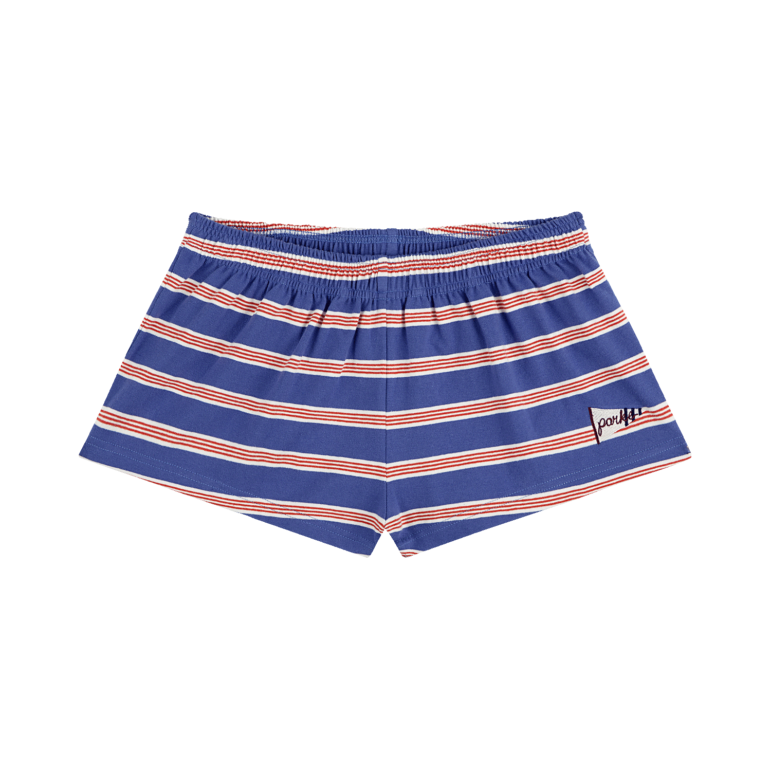 Patched Cotton Boxer Shorts - Sailor Stripe