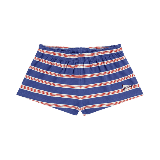 Patched Cotton Boxer Shorts - Sailor Stripe
