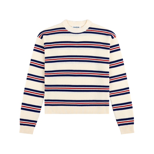 Cotton Sweater - Anchor Stripe