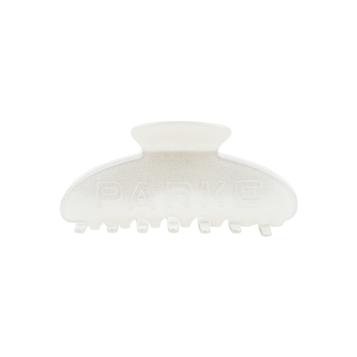 Claw Clip - White Sparkle