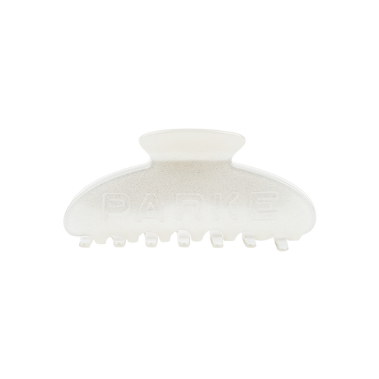 Claw Clip - White Sparkle