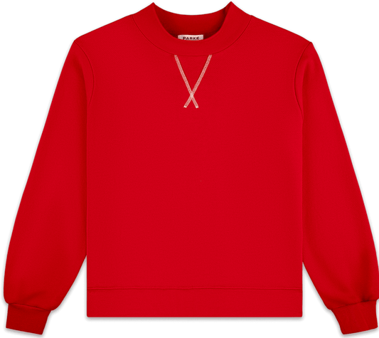 classic mockneck -firecracker