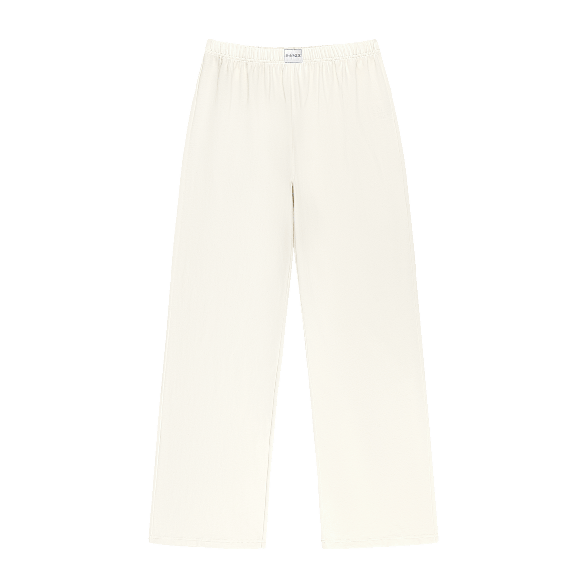 Pointelle Cotton Boxer Pants Pearl