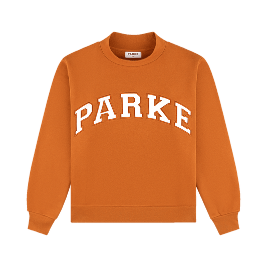 Varsity Mockneck - Burnt Orange