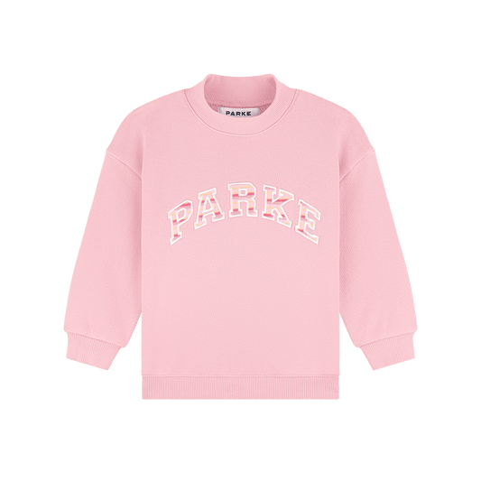Kids  Varsity Mockneck - Sweetpea