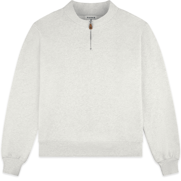 SIDE ZIP HALF MOCKNECK ホワイト　Lサイズ CODE-ZERO Half-Zip Sweater Men Rigging Grey M | CODE-ZERO