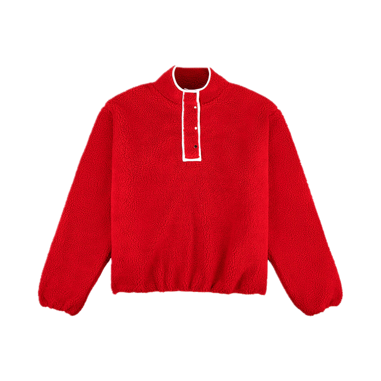 ruby pullover fleece flat lay- ruby