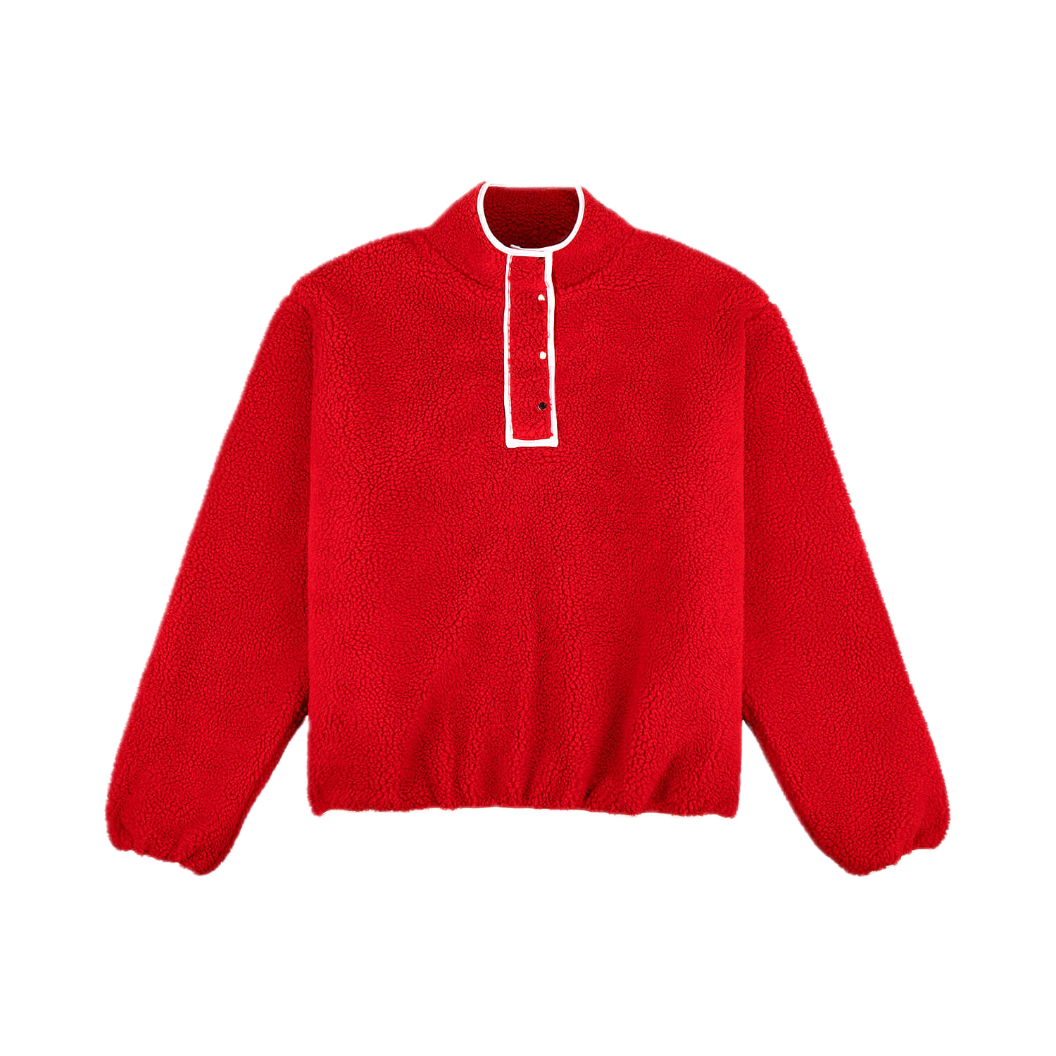 ruby pullover fleece flat lay- ruby