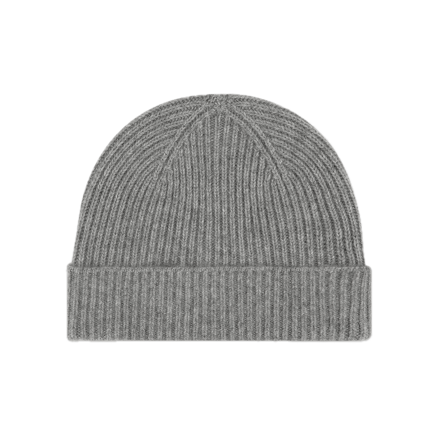 heather grey cashmere hat flat lay -  heather grey